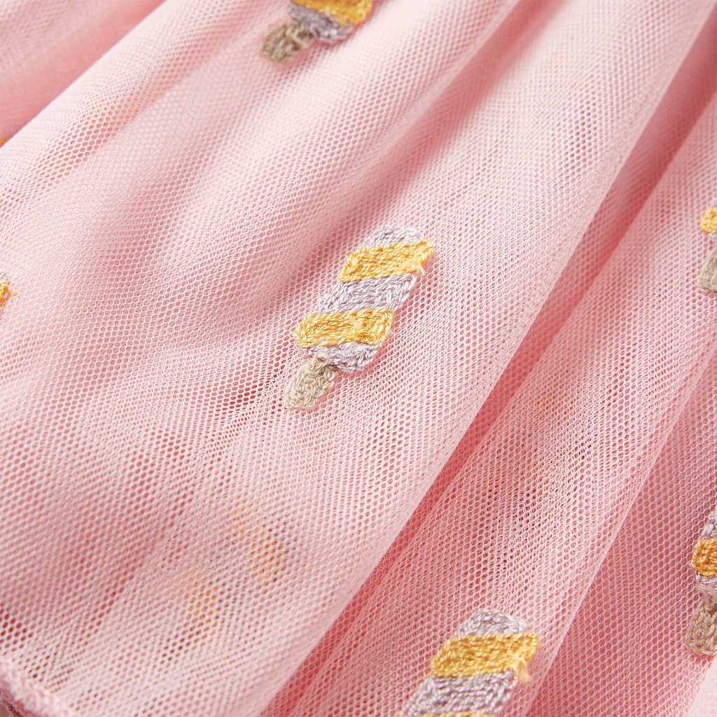 Girls' Tulle Skirt Light Pink 140