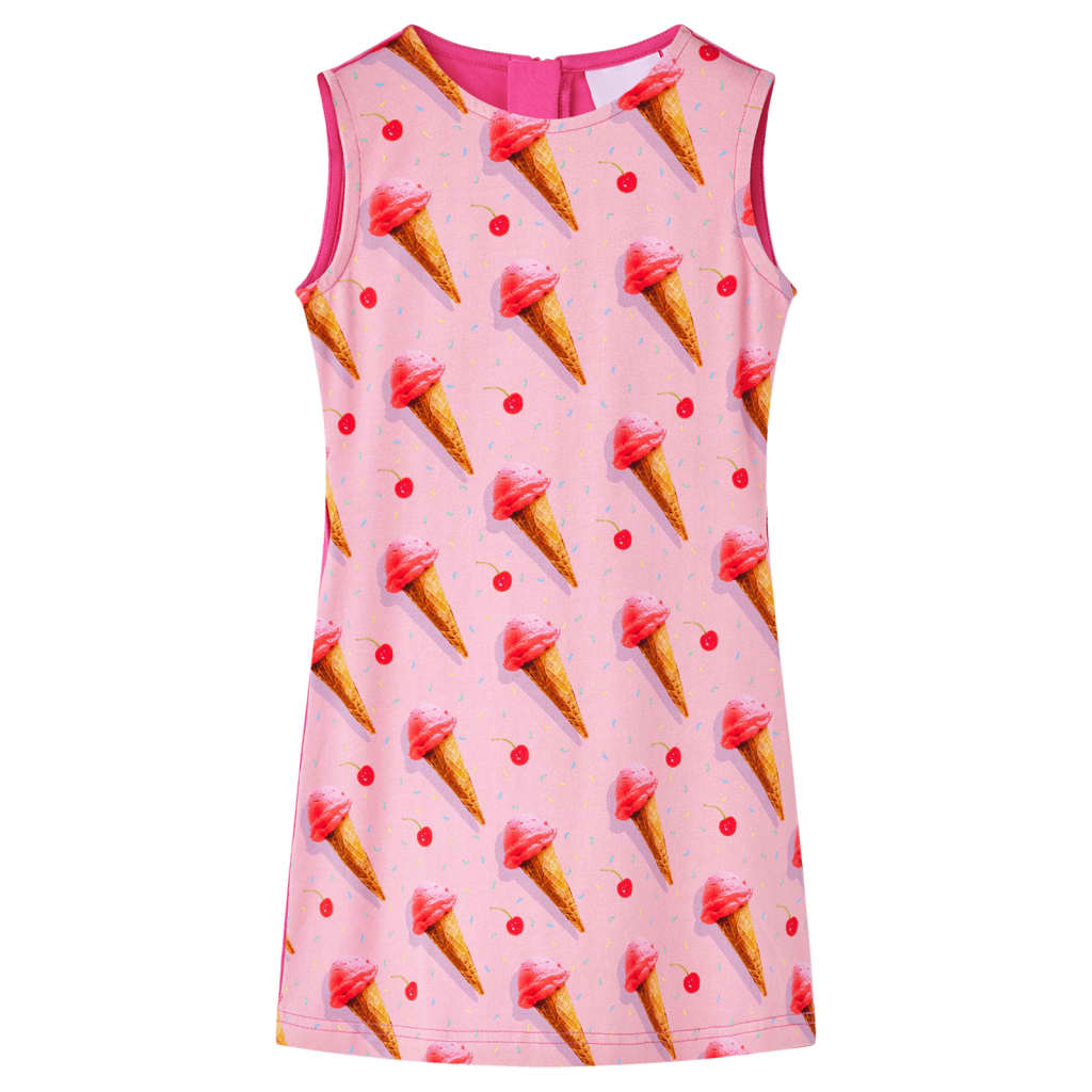 Children's dress bright pink 140