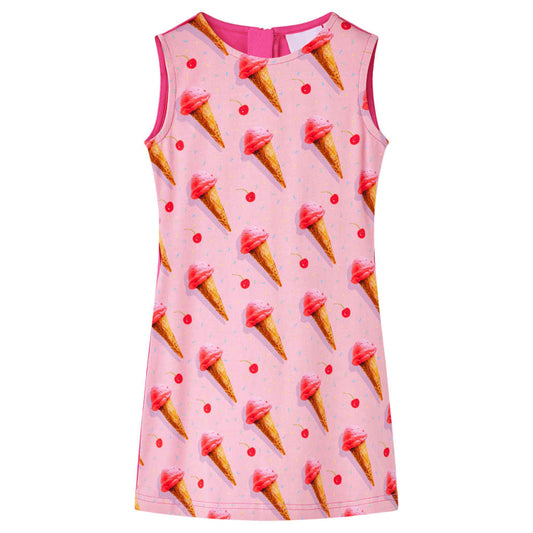 Children's dress bright pink 140