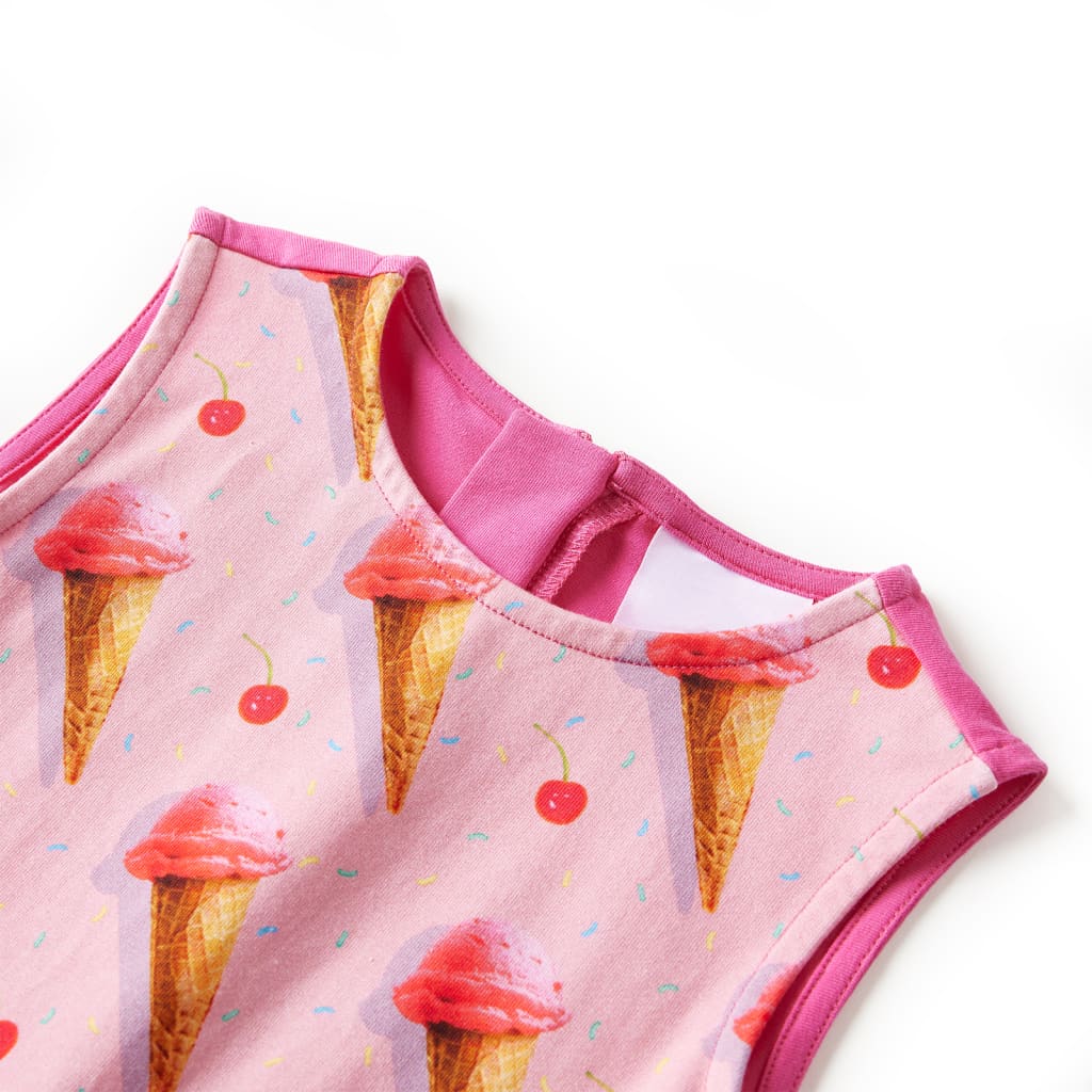 Children's dress bright pink 140