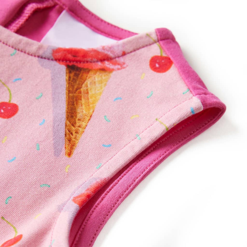 Children's dress bright pink 140