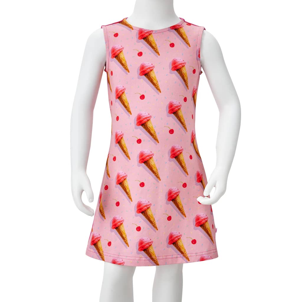 Children's dress bright pink 140