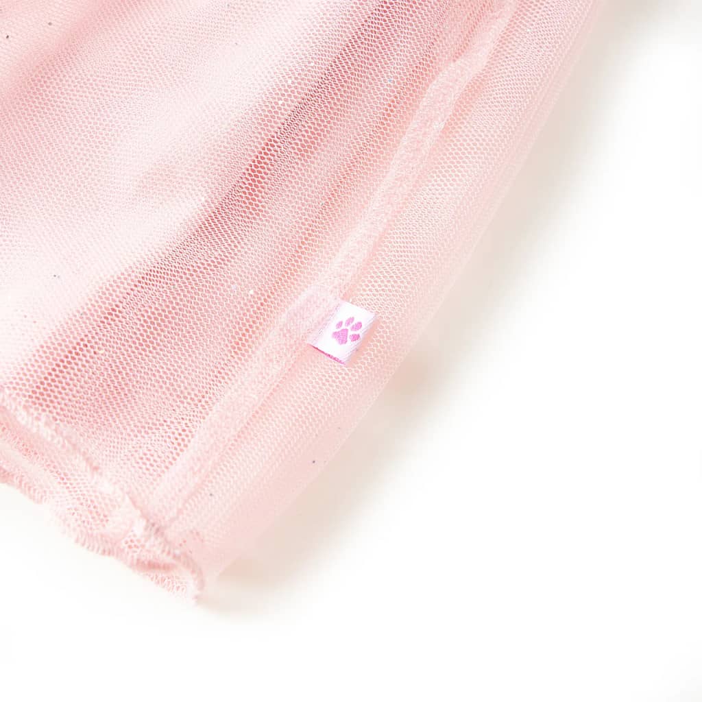 Jupe pour enfant avec tulle rose clair 92