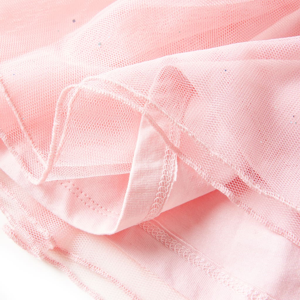 Jupe pour enfant avec tulle rose clair 92
