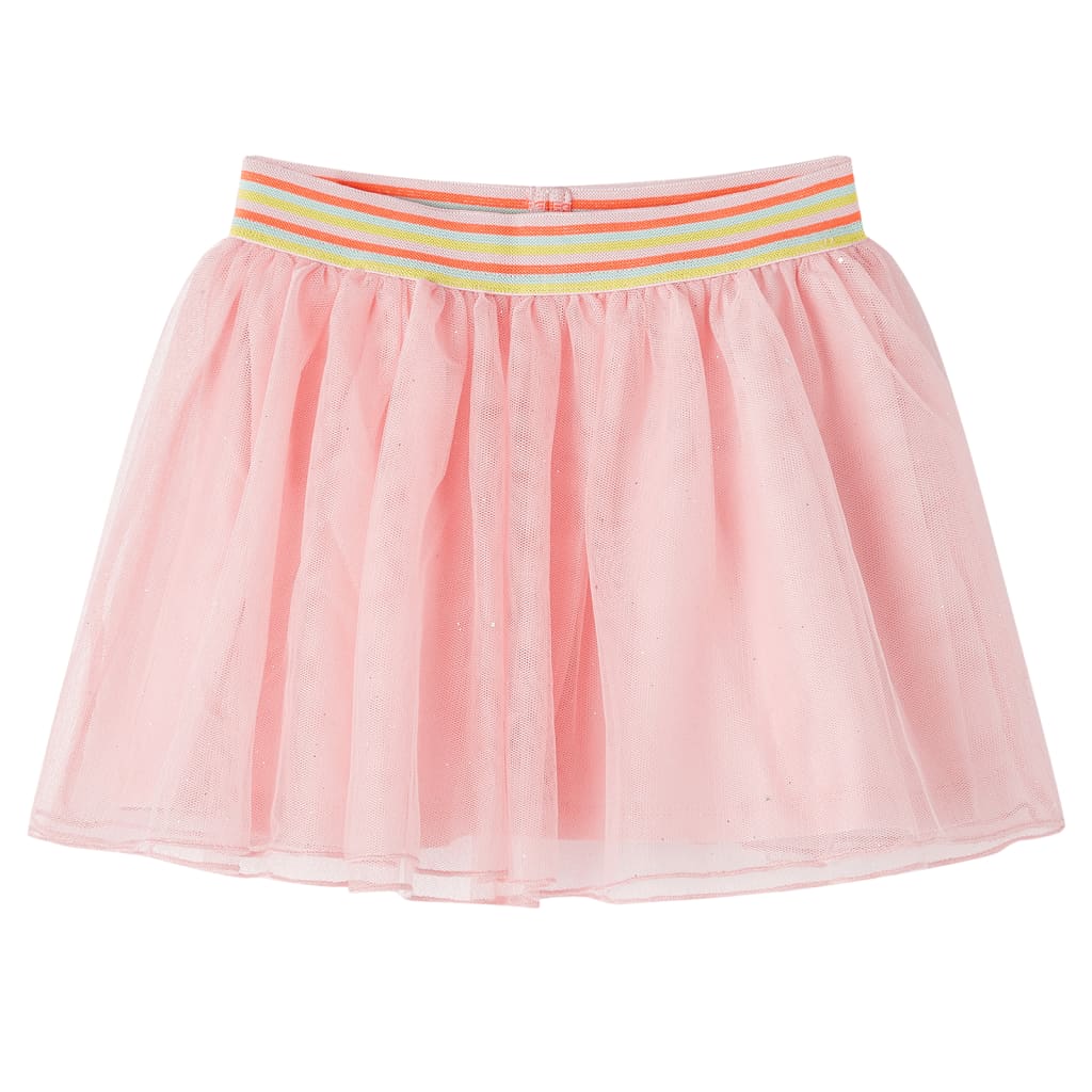 Girls' Skirt with Tulle Light Pink 128