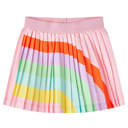 Kids' pleated skirt light pink 116