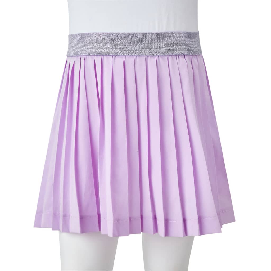 Kinder-Faltenrock Lila 128