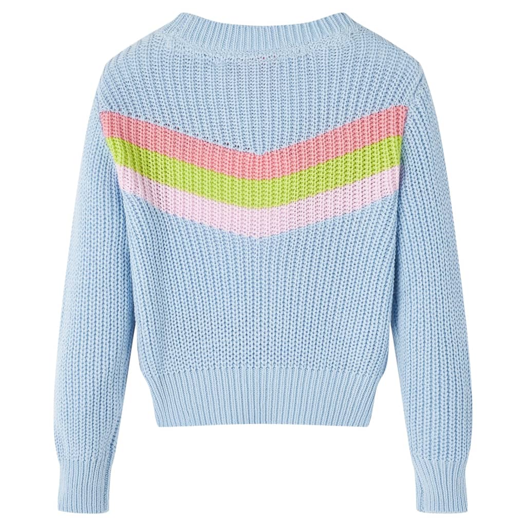 Pull Enfant Tricoté Bleu 104
