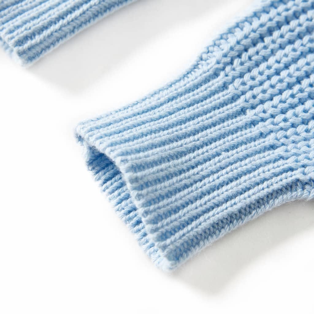 Pull enfant tricoté bleu 116