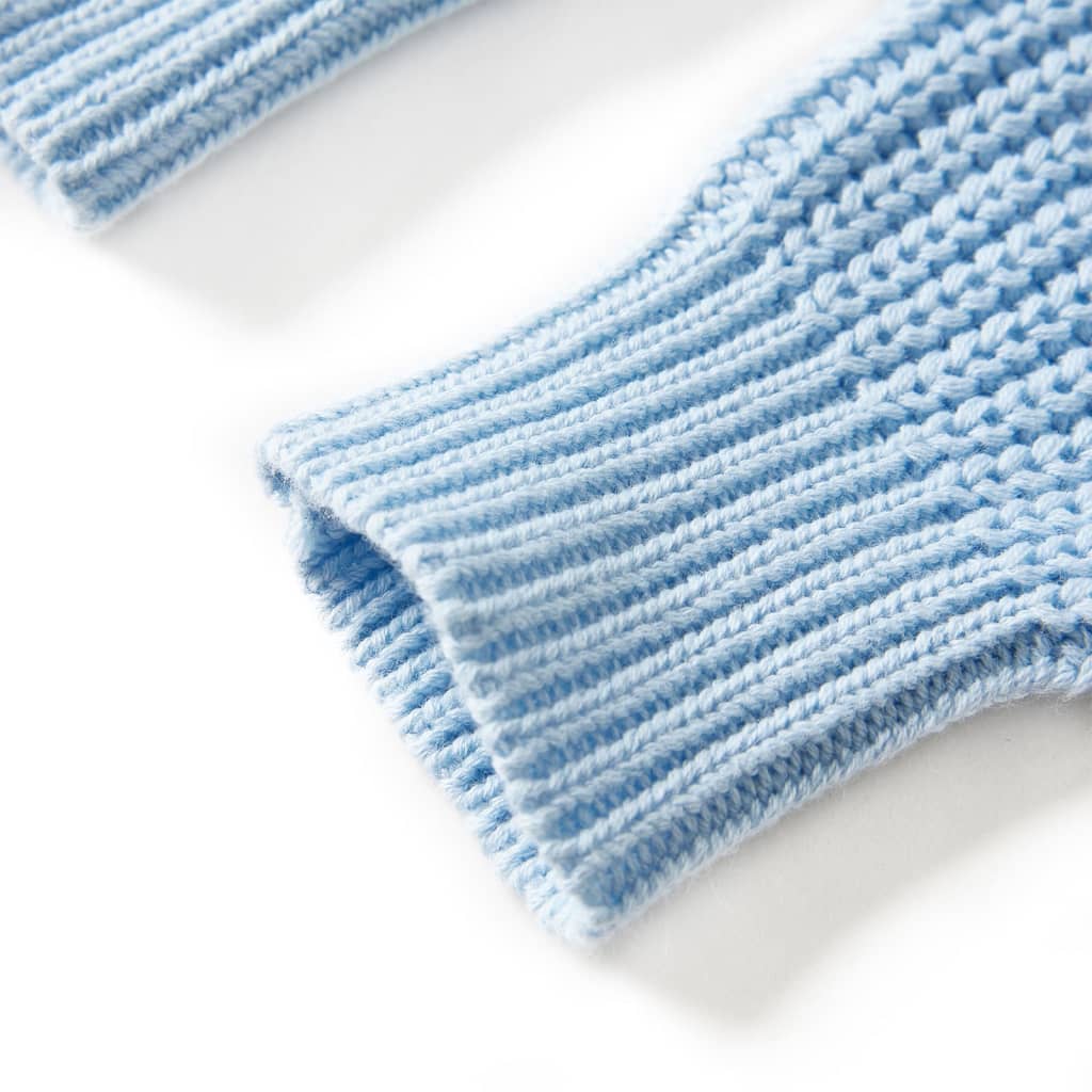 Pull enfant tricoté bleu 128