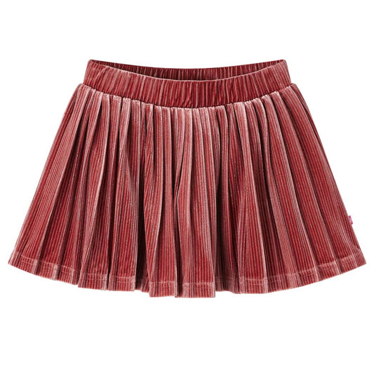 Girls' Pleated Skirt Mid-Pink 116