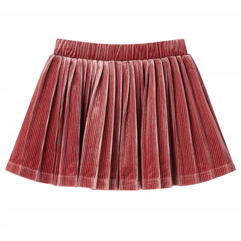 Girls' Pleated Skirt Medium Pink 140