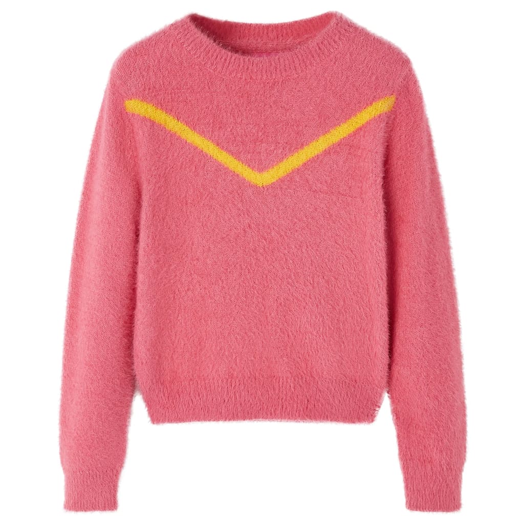 Knitted Kids' Sweater Old Rose 128