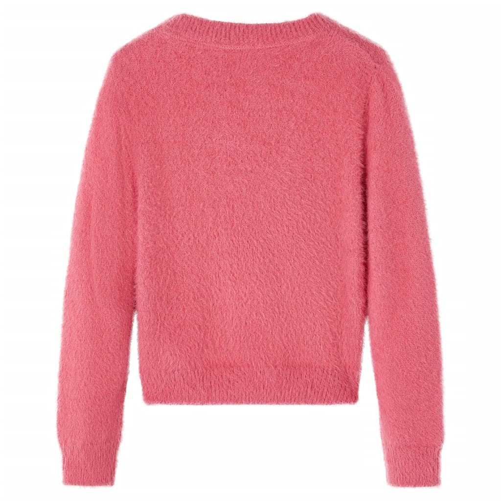 Knitted Kids' Sweater Old Rose 128