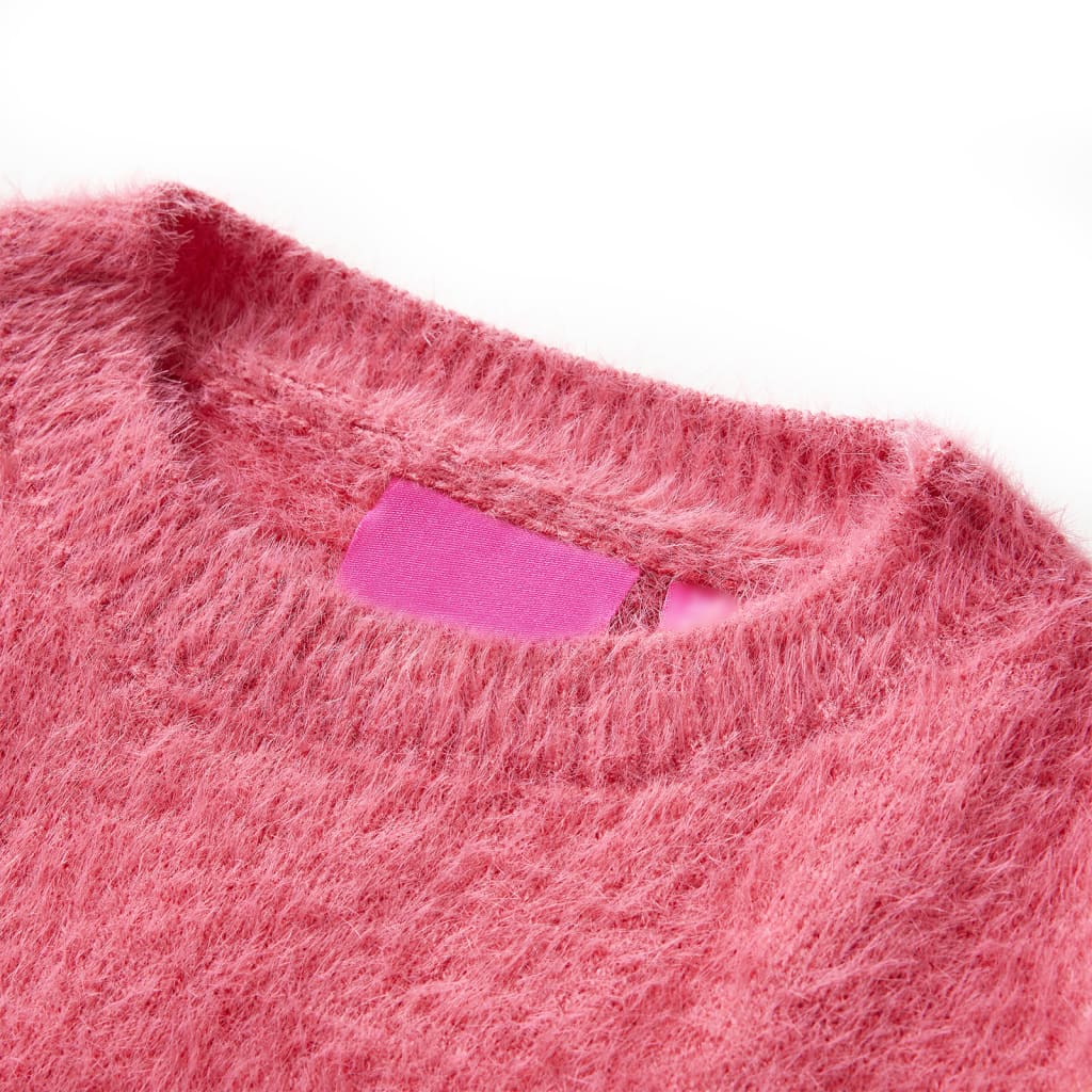 Knitted Kids' Sweater Old Rose 128