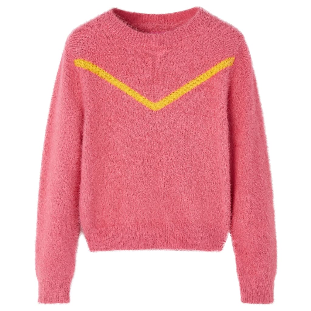 Knitted Kids' Jumper Old Rose 140