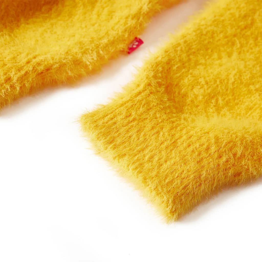 Knitted Kids' Sweater Dark Ochre 104
