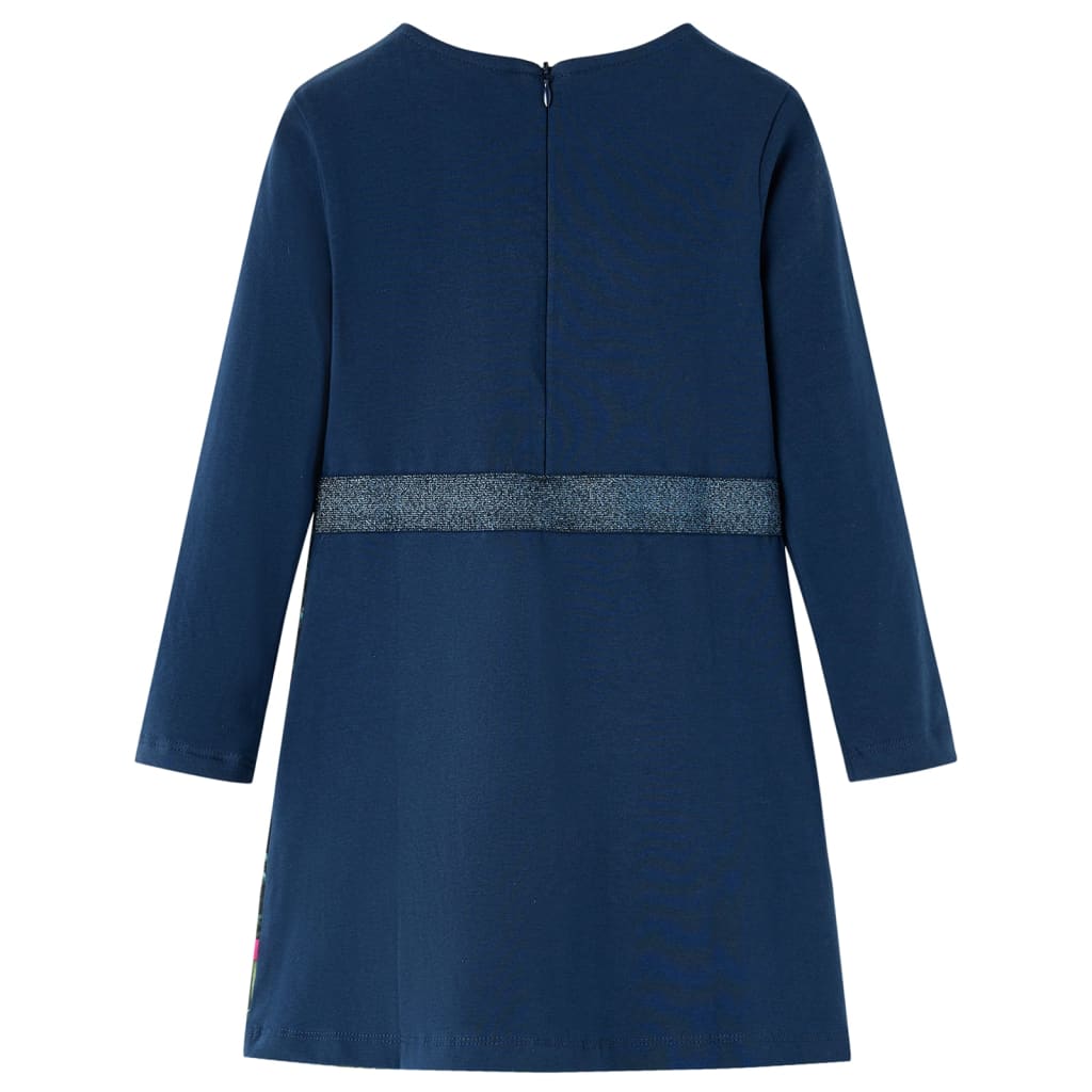 Kids' Long-Sleeve Dress Navy 104