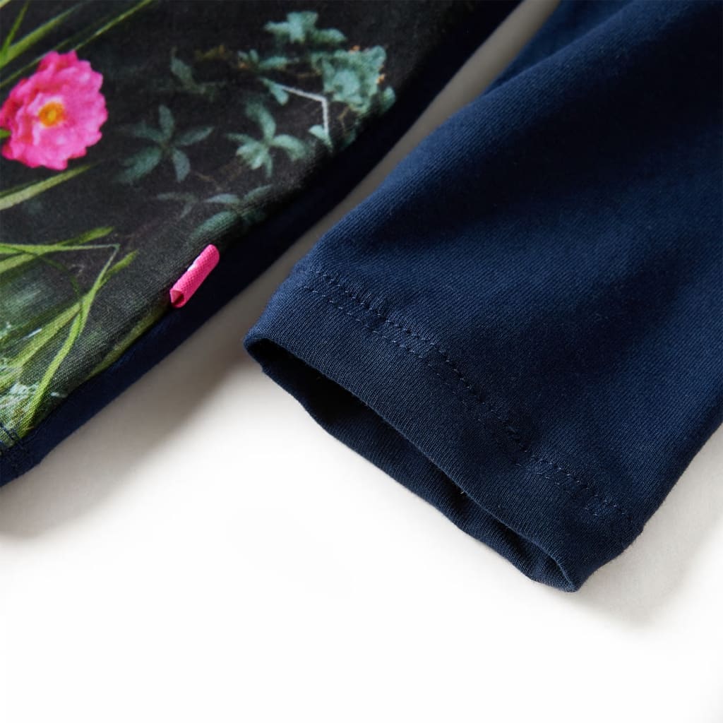 Kids' Long-Sleeve Dress Navy 104