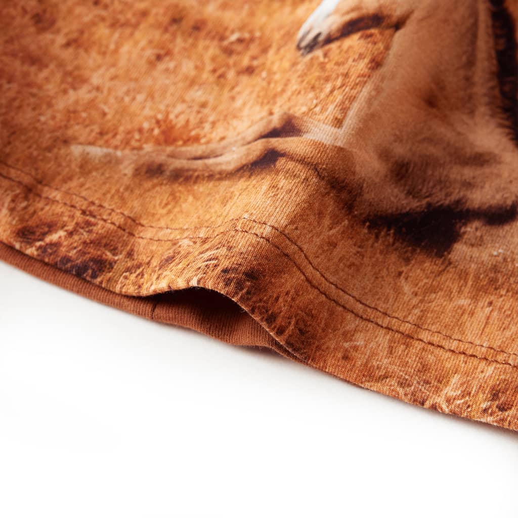 Robe Enfant Manches Longues Cognac 104