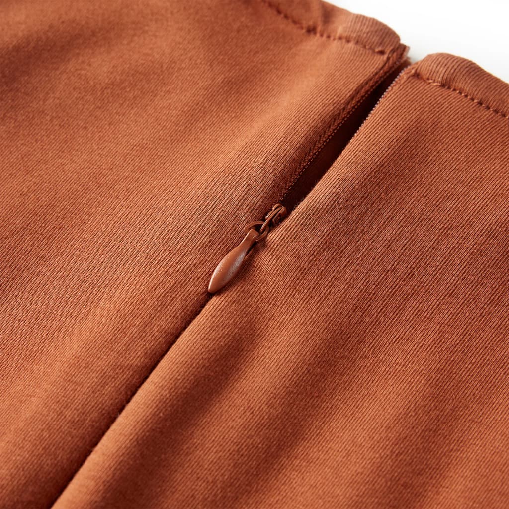 Robe Enfant Manches Longues Cognac 104