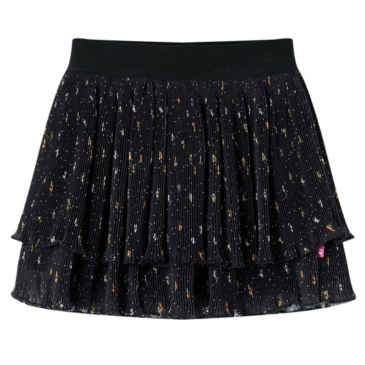 Girls' Tiered Ruffle Skirt Black 92