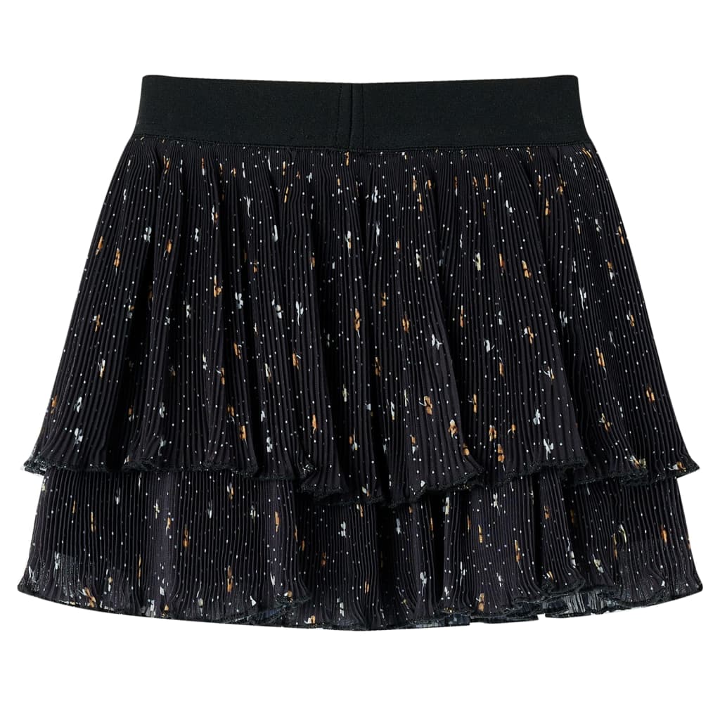 Girls' Tiered Ruffle Skirt Black 92