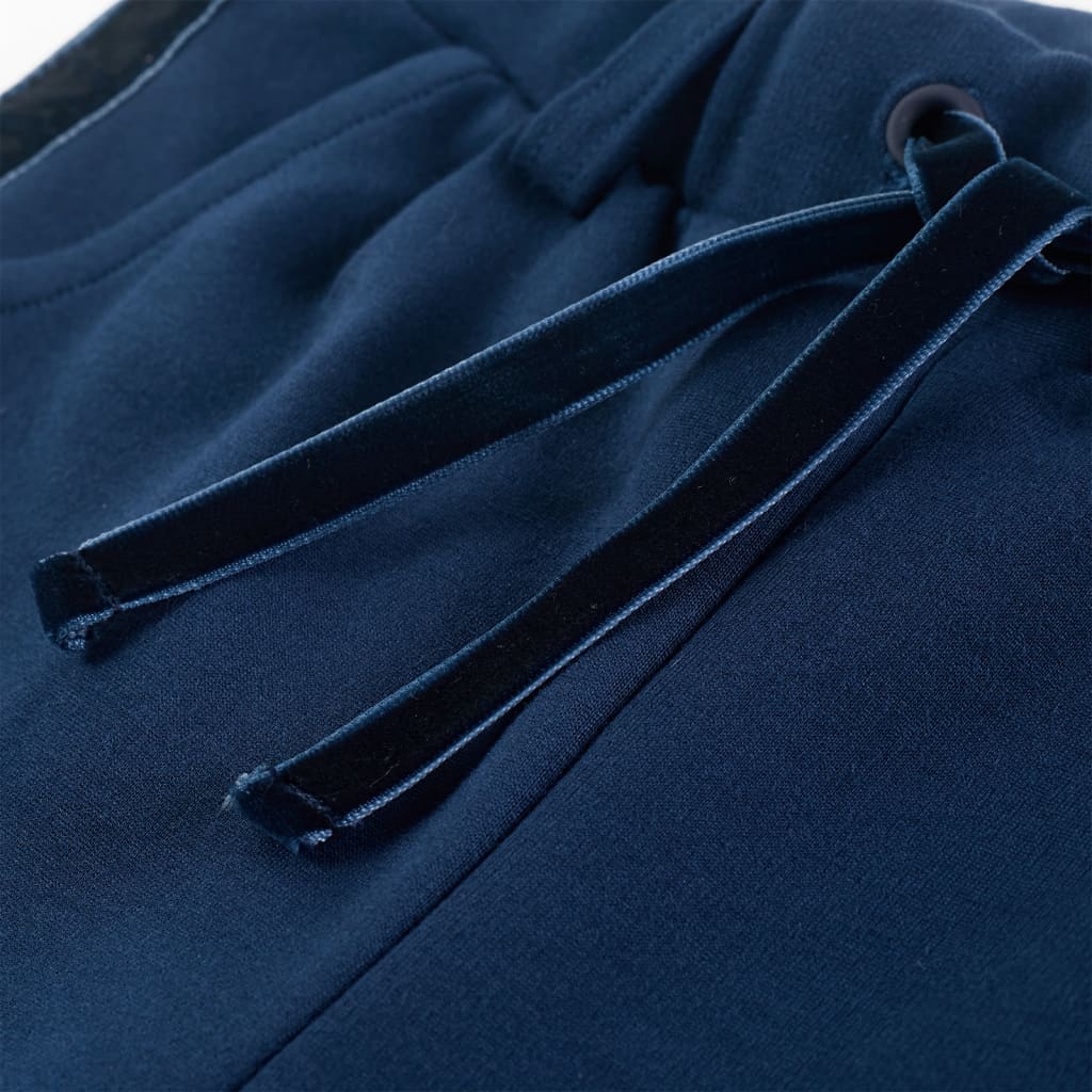 Children's Trousers with Black Trims Navy Blue 104
