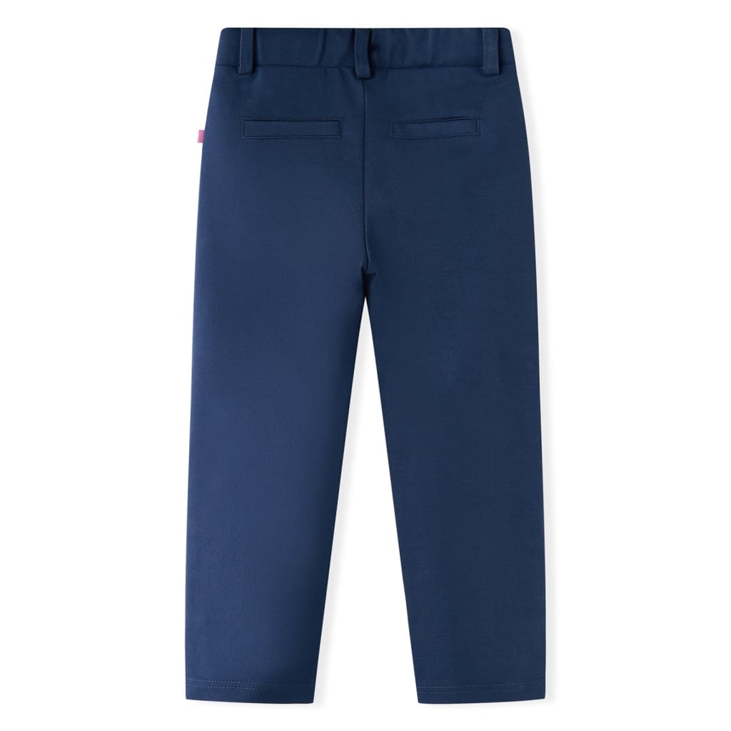 Pantalon enfant avec bandes décoratives noires Marine 116