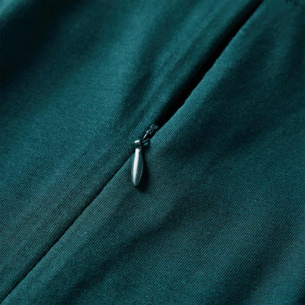 Robe enfant manches longues vert foncé 104