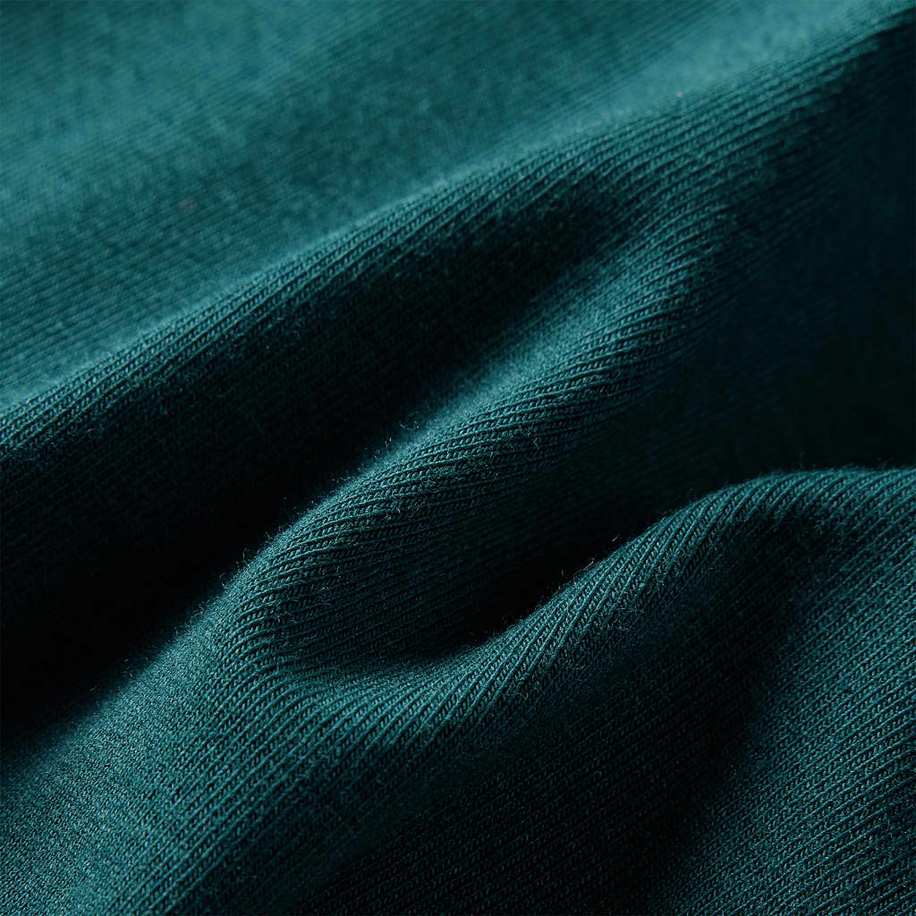 Robe Enfant Manches Longues Vert Foncé 128