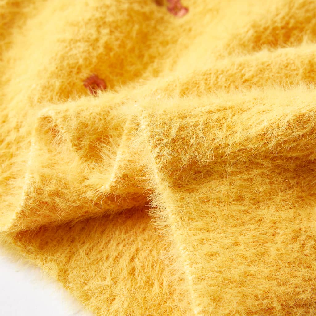Knitted Ocher Children's Sweater 116