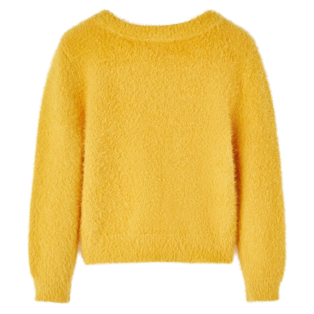 Children's Knitted Jumper Ocher 128