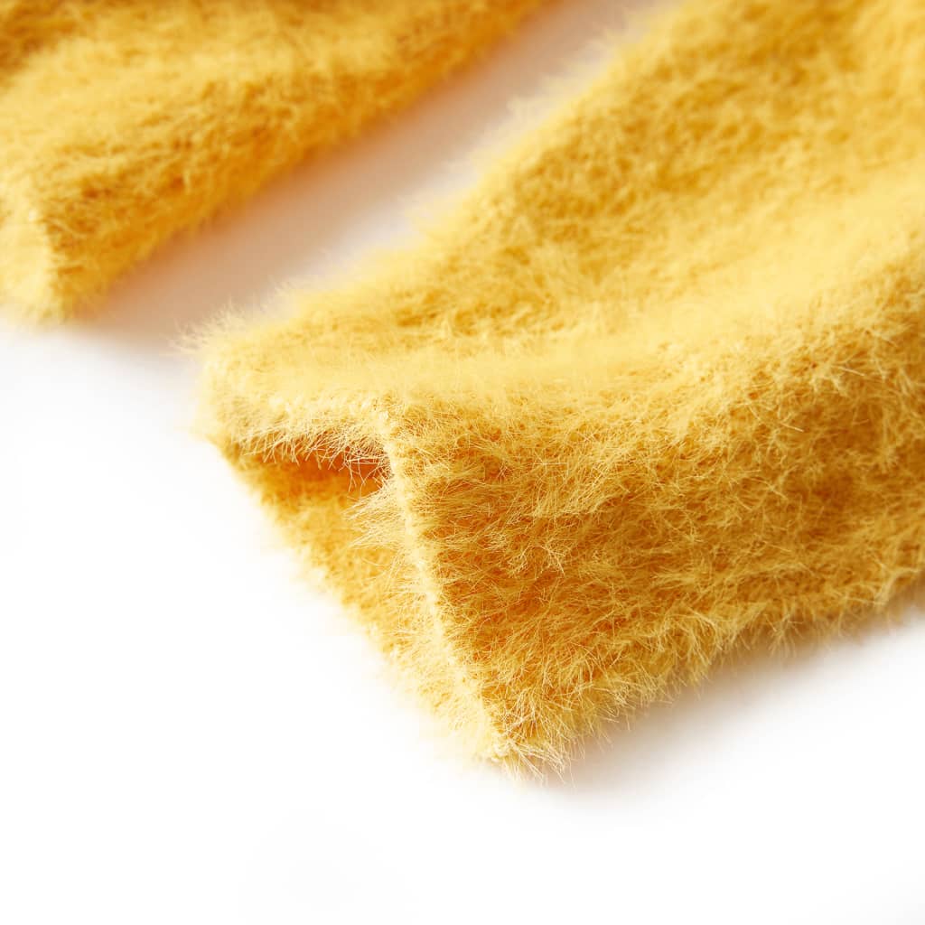 Children's Knitted Jumper Ocher 128