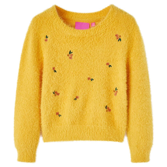 Children's Knitted Jumper Ochre 140