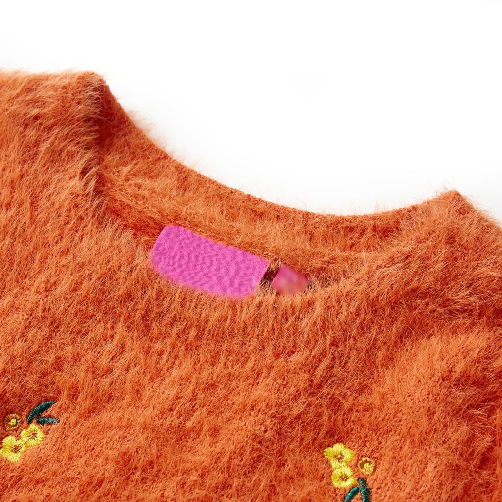 Children's Knitted Jumper Dark Orange 92