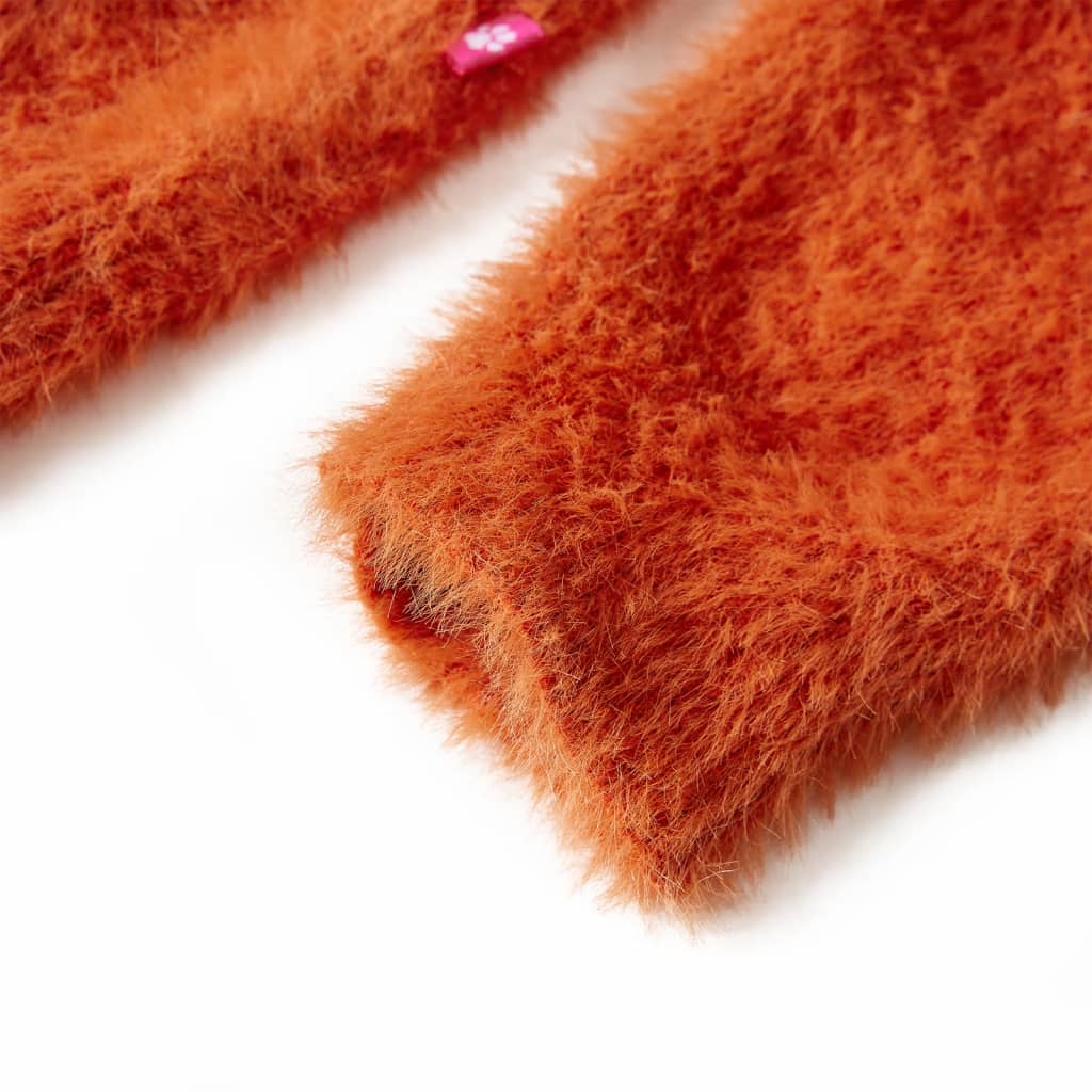 Children's Knitted Jumper Dark Orange 116