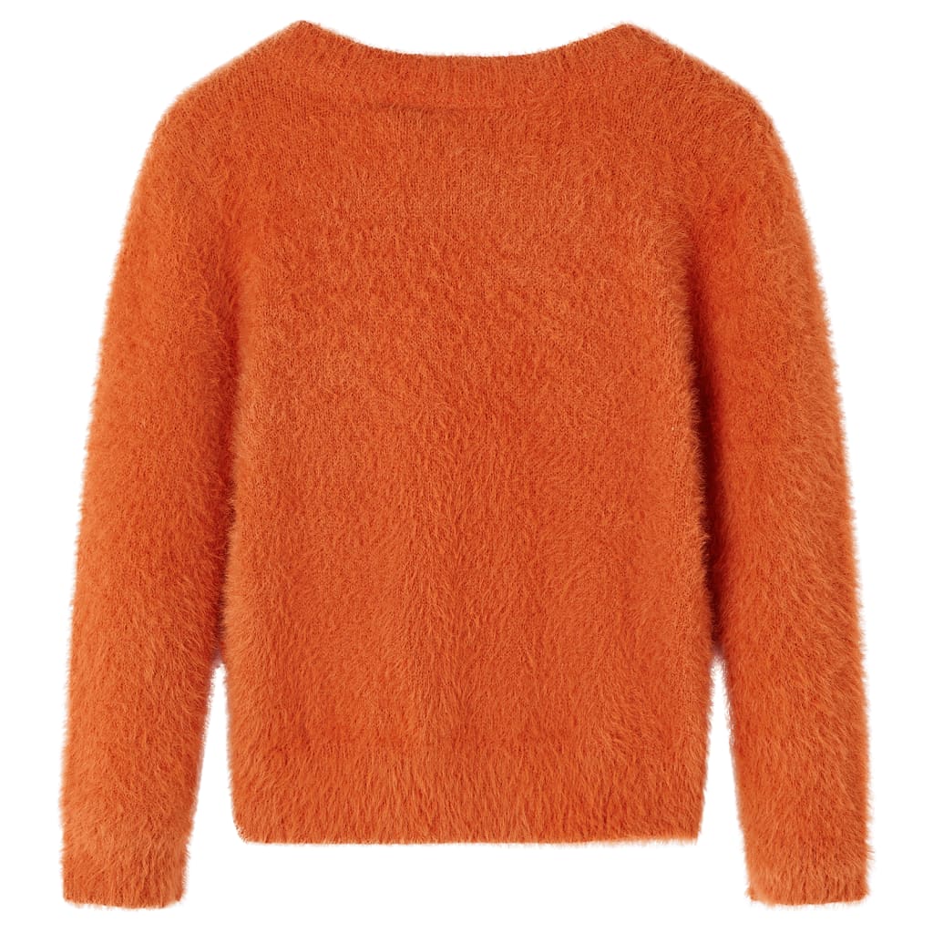 Children's Knitted Jumper Dark Orange 140
