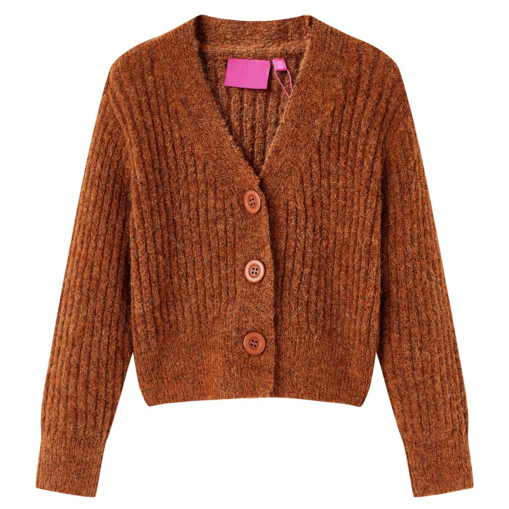 Children's Cardigan Cognac 116