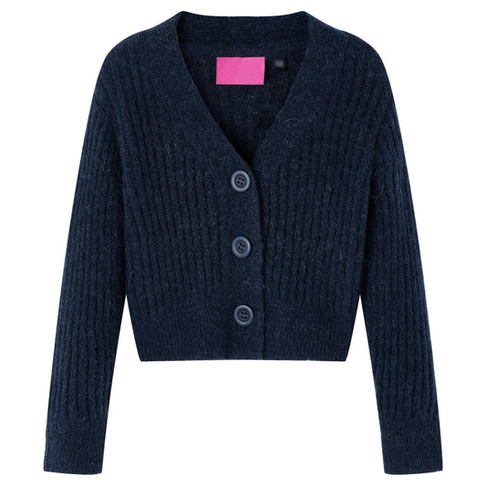 Kids' Cardigan Navy Blue 104