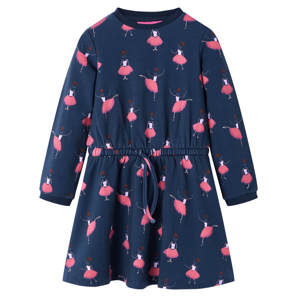 Children's dress navy blue 116