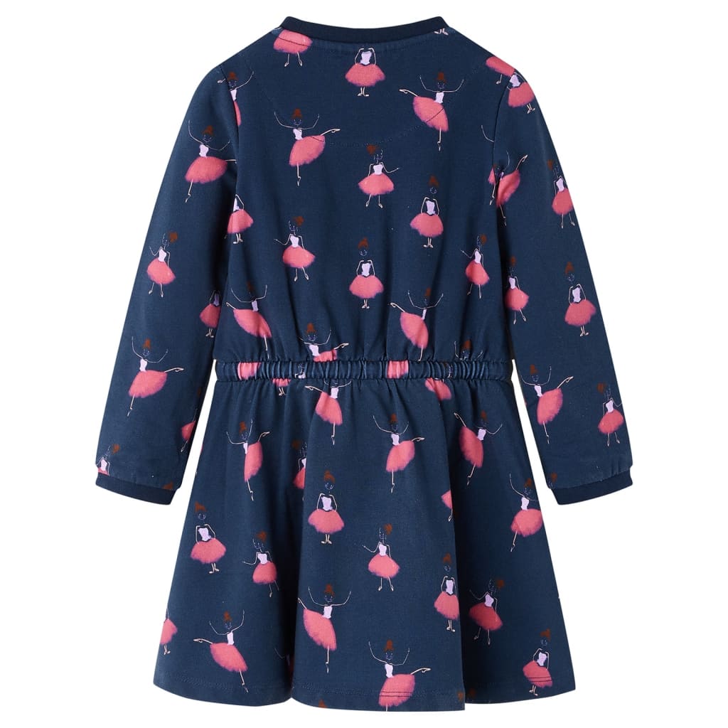 Children's dress navy blue 116