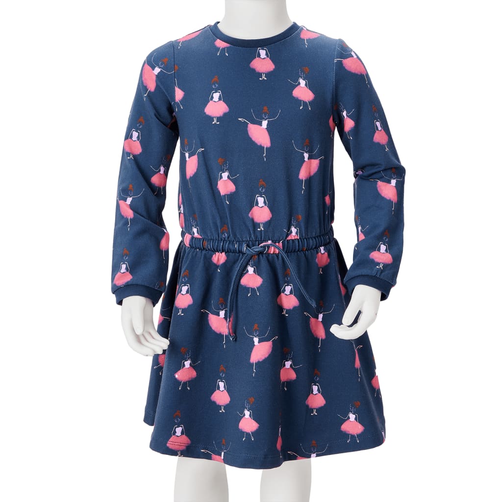 Children's dress navy blue 116