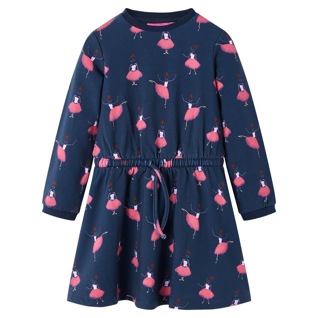 Children's dress navy blue 128