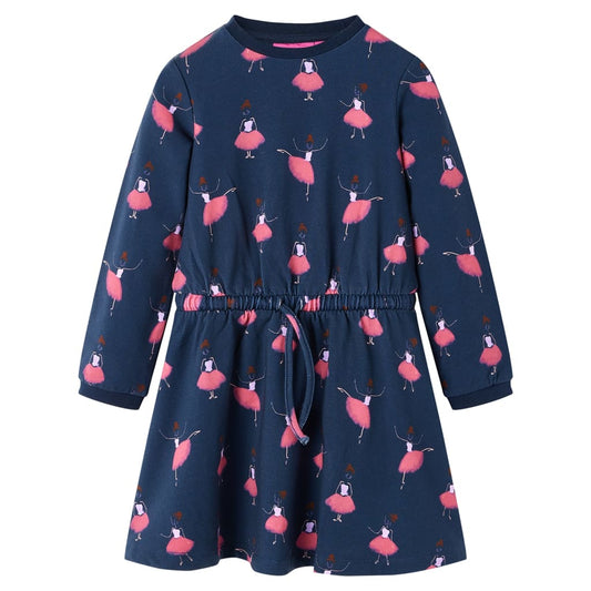 Children's dress navy blue 128