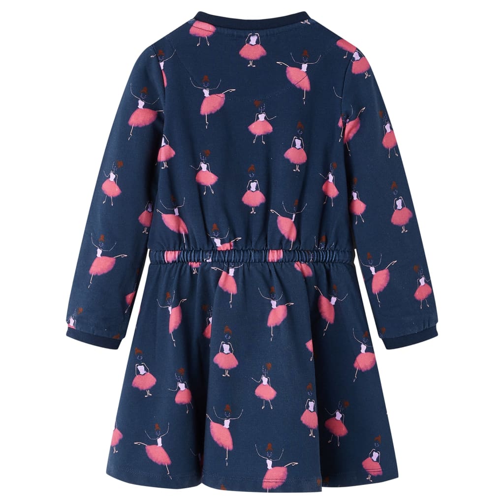 Children's dress navy blue 128