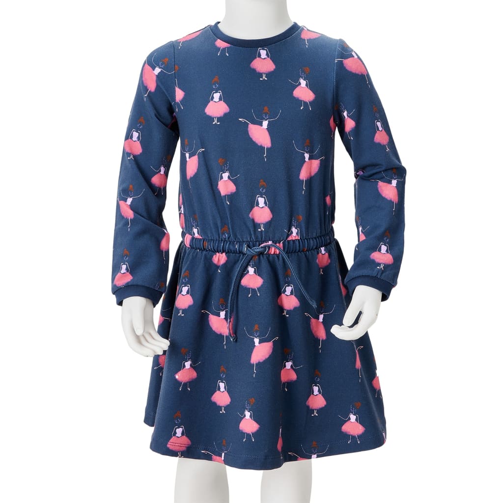Children's dress navy blue 128