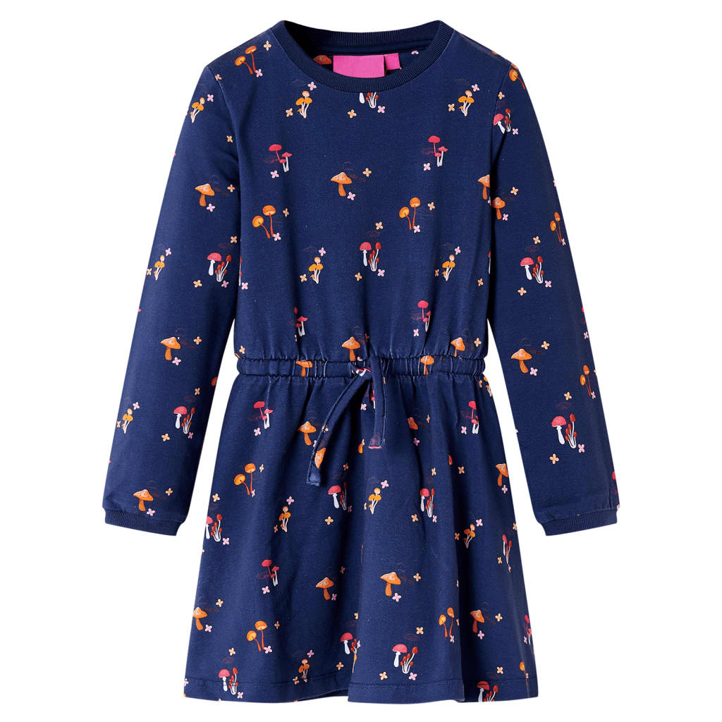 Robe enfant bleu marine 104