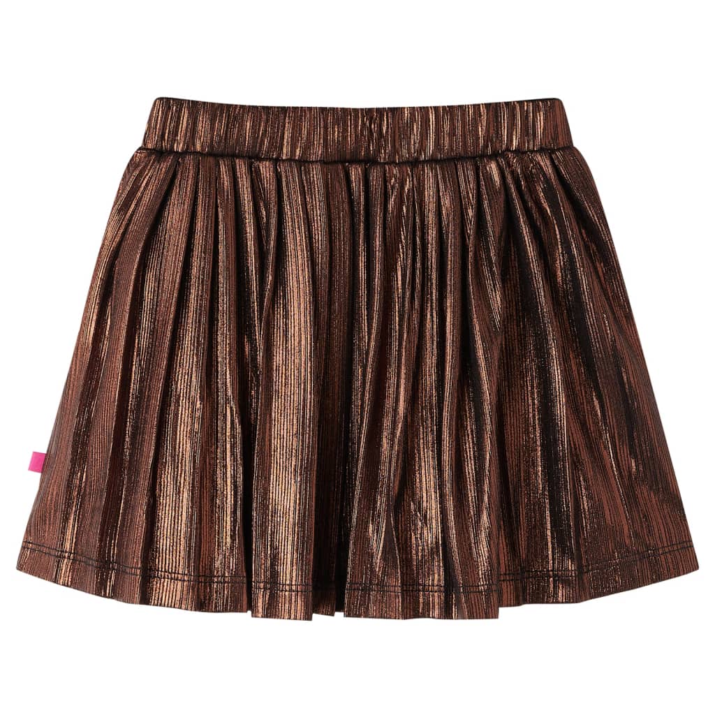 Children's Skirt with Glitter Cognac 116