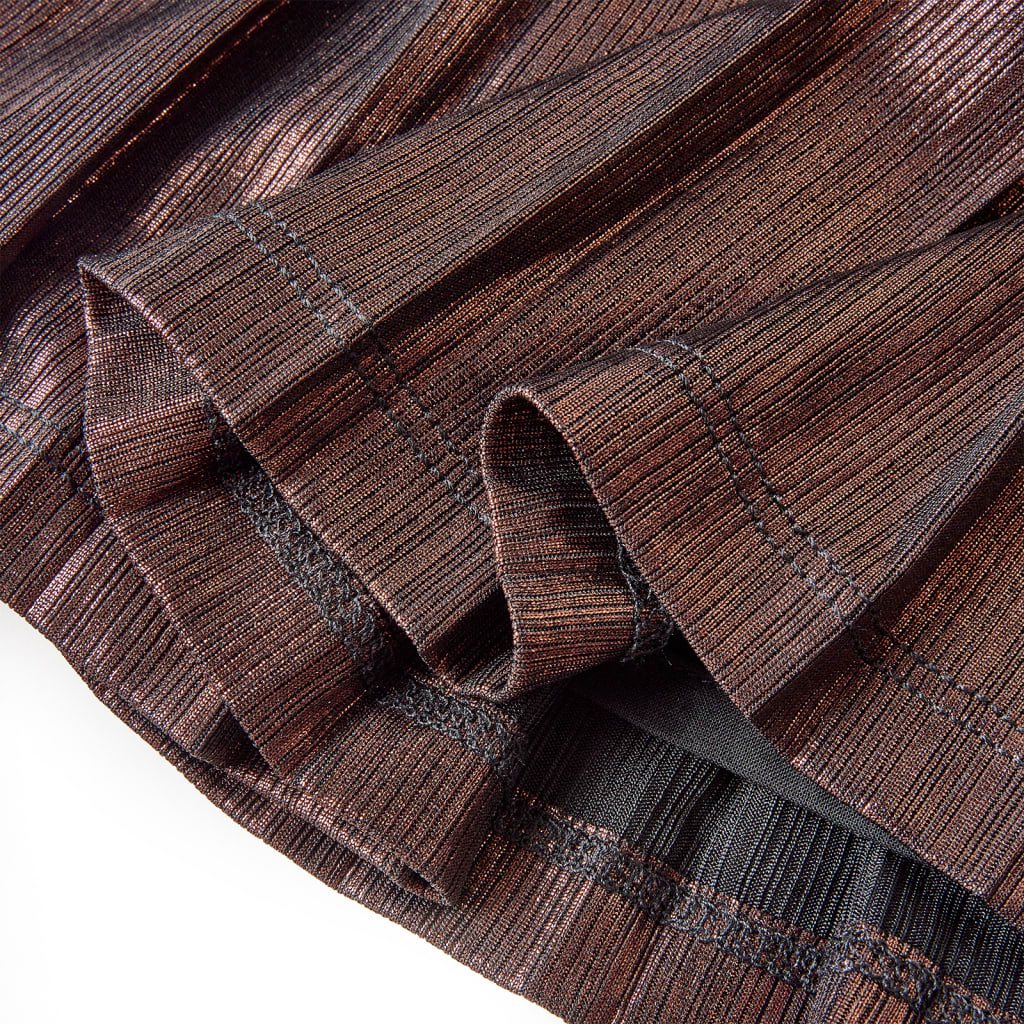 Children's Skirt with Glitter Cognac 116
